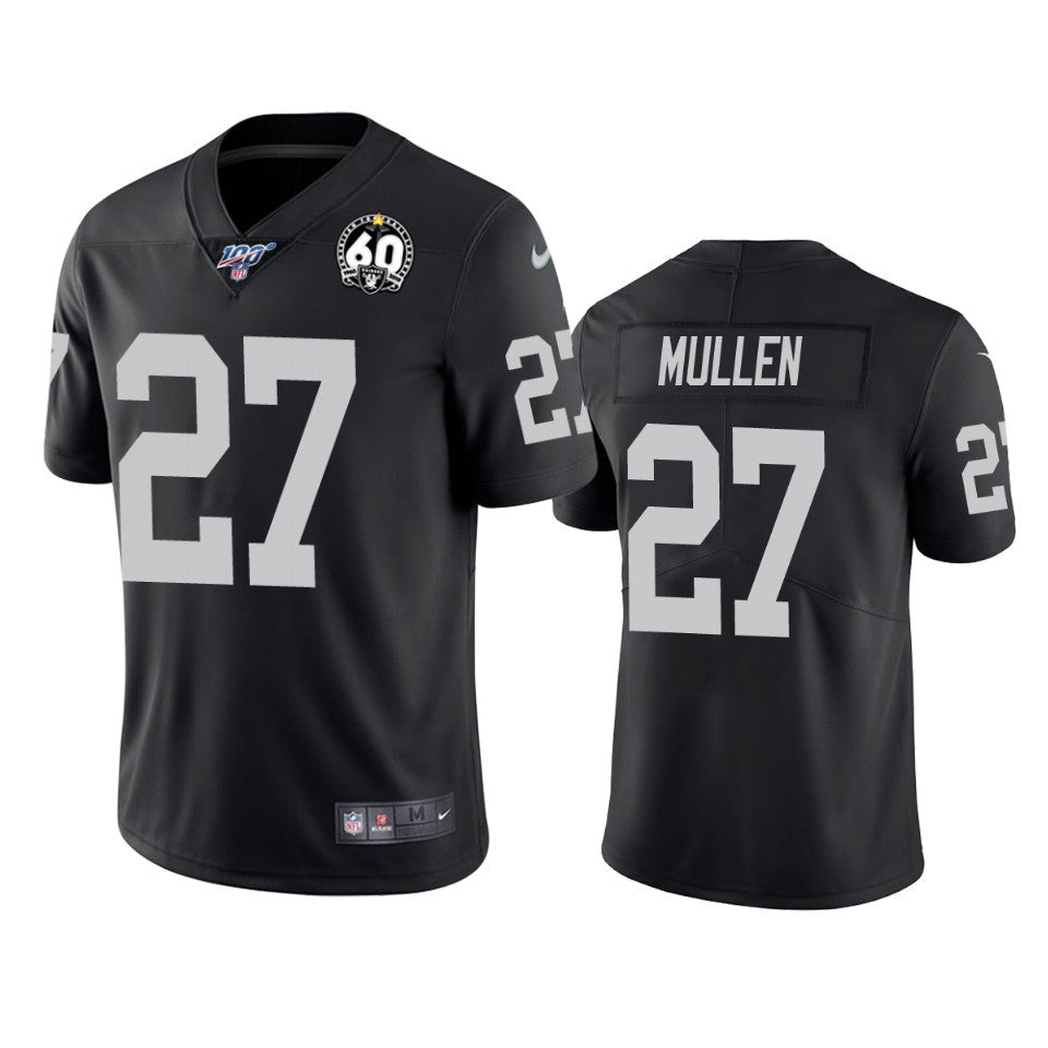 Trayvon Mullen Las Vegas Raiders black Vapor jersey