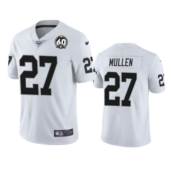 Trayvon Mullen Las Vegas Raiders white Vapor jersey