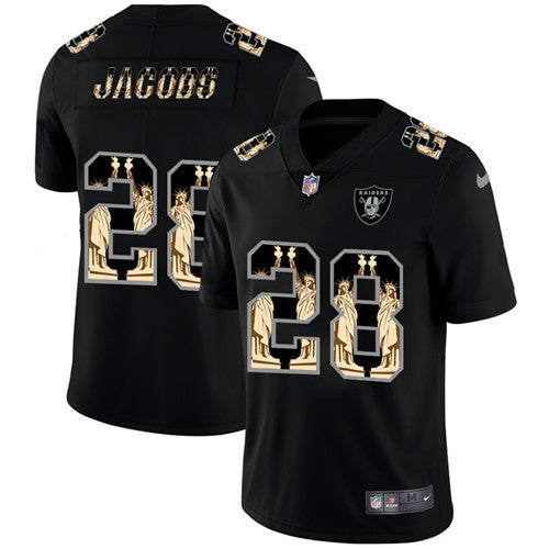 Josh Jacobs Las Vegas Raiders black Limited jersey