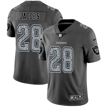 Josh Jacobs Las Vegas Raiders gray Fashion Static jersey