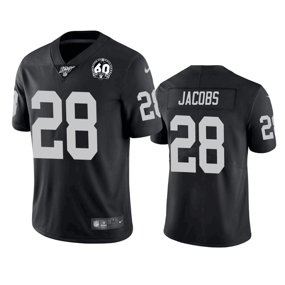Josh Jacobs Las Vegas Raiders black Vapor jersey