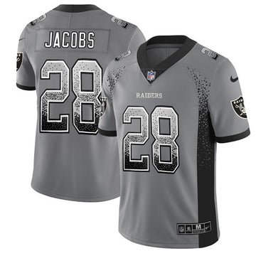 Josh Jacobs Las Vegas Raiders black Color Rush jersey