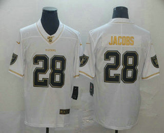 Josh Jacobs Las Vegas Raiders white jersey