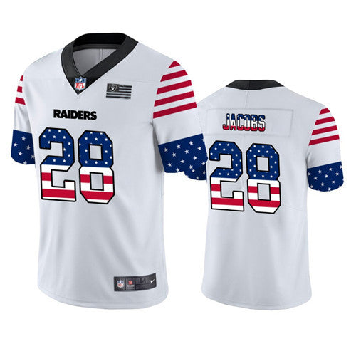 Josh Jacobs Las Vegas Raiders white Limited jersey