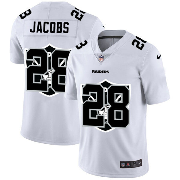Josh Jacobs Las Vegas Raiders white jersey