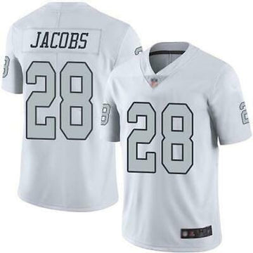 Josh Jacobs Las Vegas Raiders white Vapor jersey