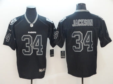 Bo Jackson Las Vegas Raiders black Color Rush jersey