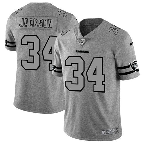 Bo Jackson Las Vegas Raiders gray Limited jersey