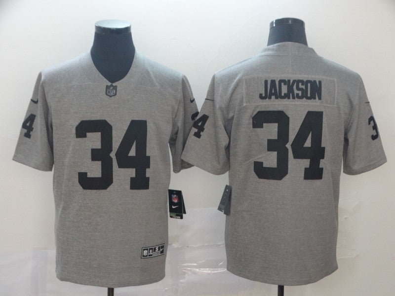 Bo Jackson Las Vegas Raiders grey Limited jersey