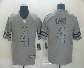 Derek Carr Las Vegas Raiders gray Vapor jersey