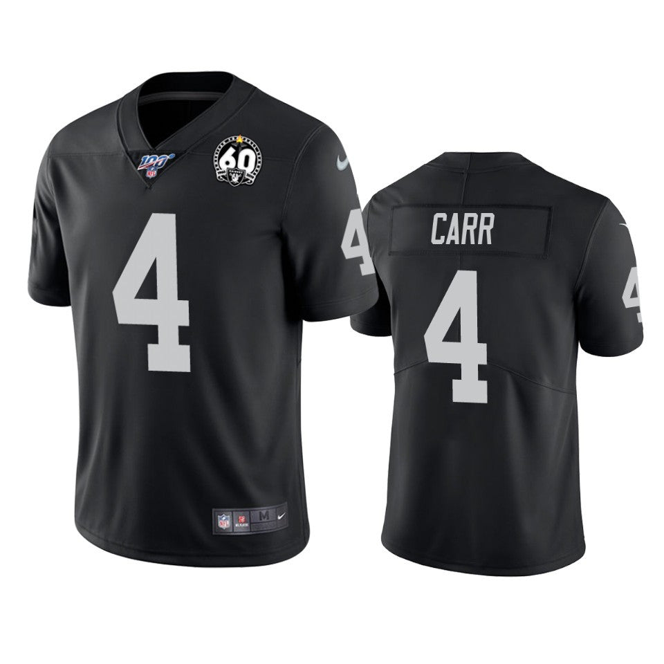 Derek Carr Las Vegas Raiders black Vapor jersey