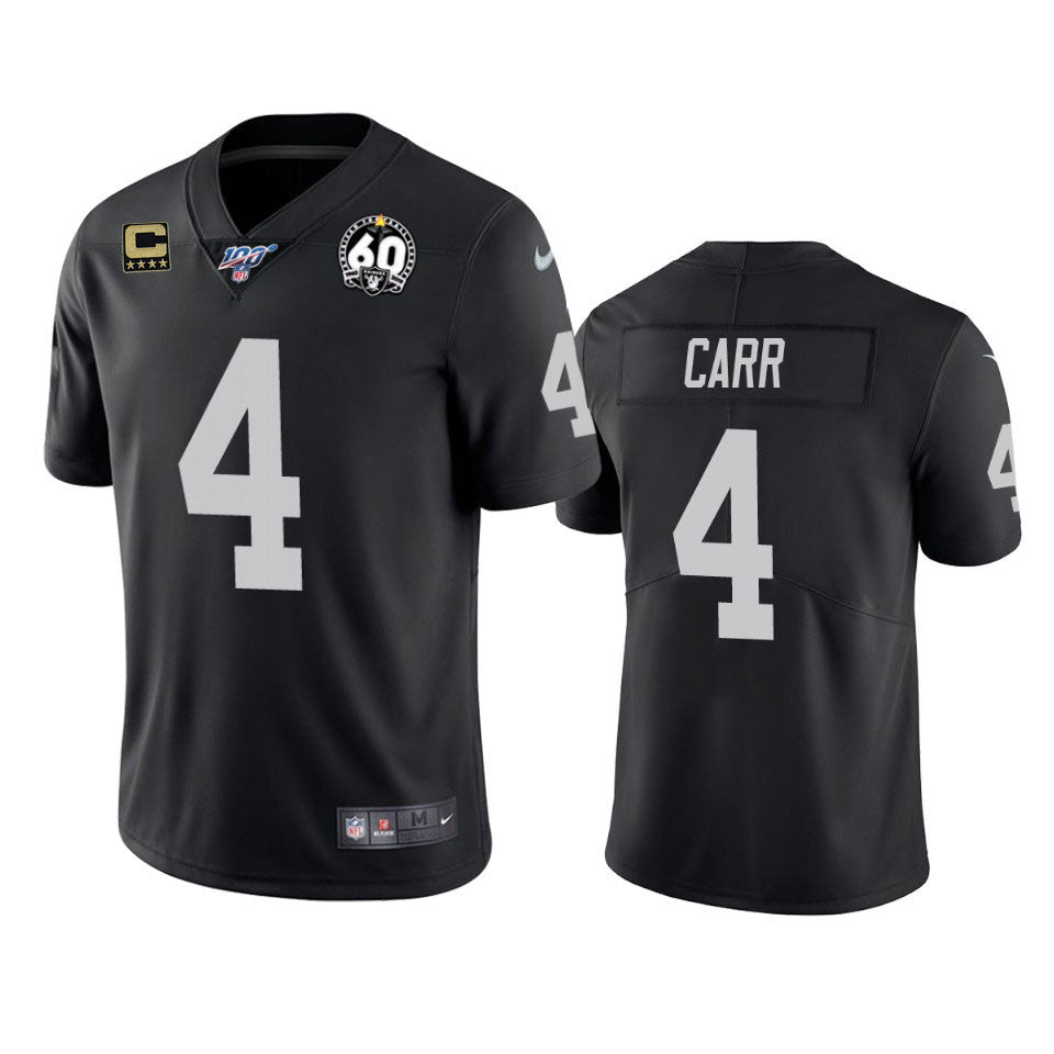 Derek Carr Las Vegas Raiders black Vapor jersey