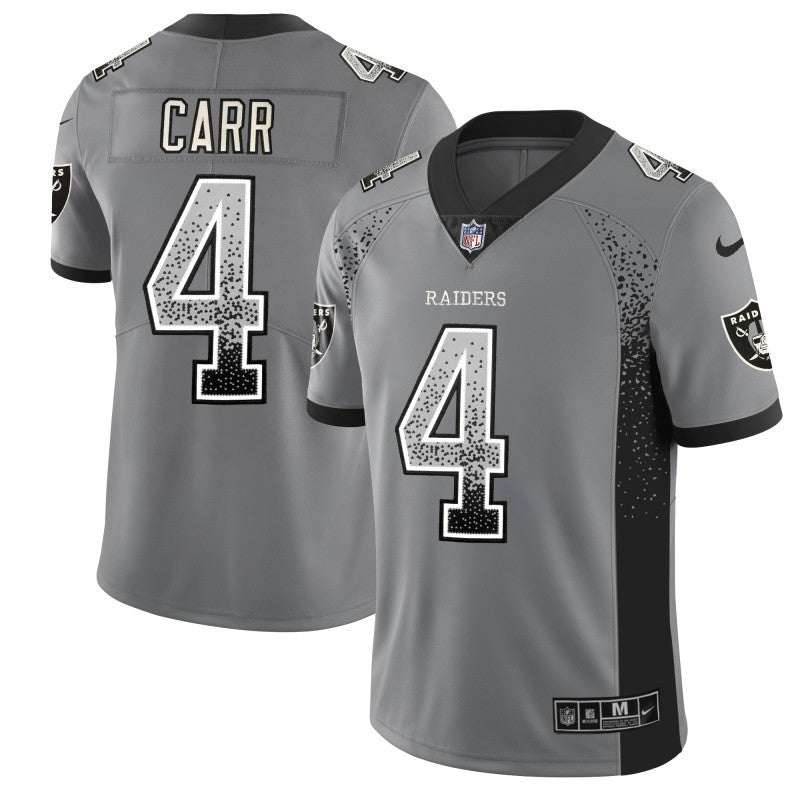Derek Carr Las Vegas Raiders gray Color Rush jersey