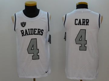 Derek Carr Las Vegas Raiders white Limited jersey