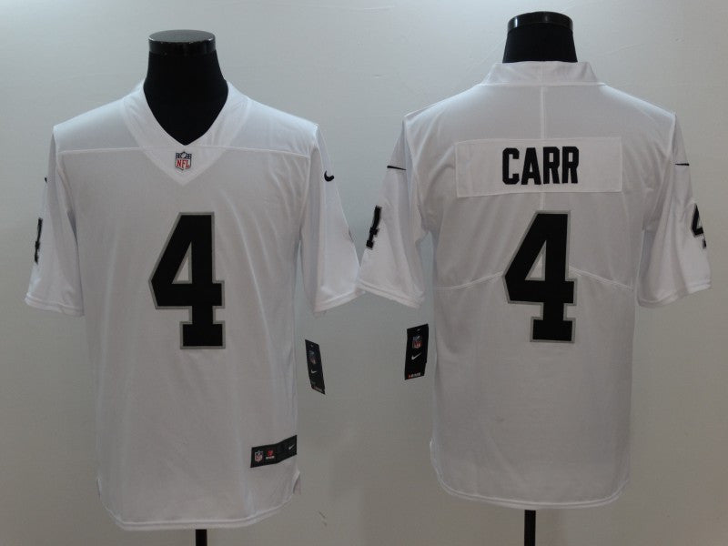 Derek Carr Las Vegas Raiders white Vapor jersey
