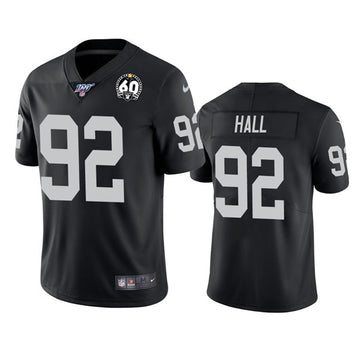 P.J. Hall Las Vegas Raiders black Vapor jersey