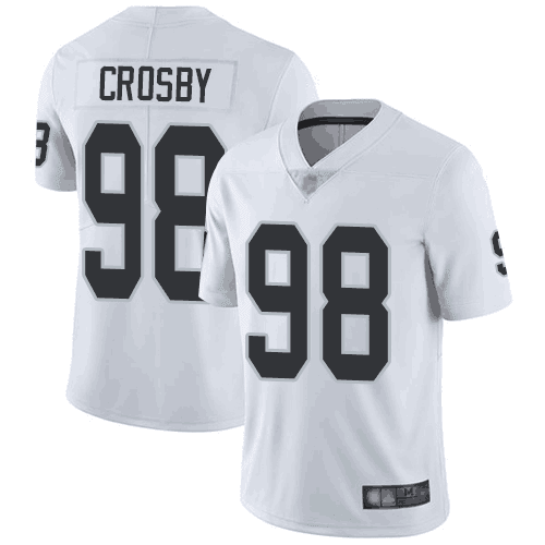 Maxx Crosby Las Vegas Raiders white Vapor jersey