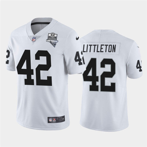 Las Vegas Raiders white Vapor jersey