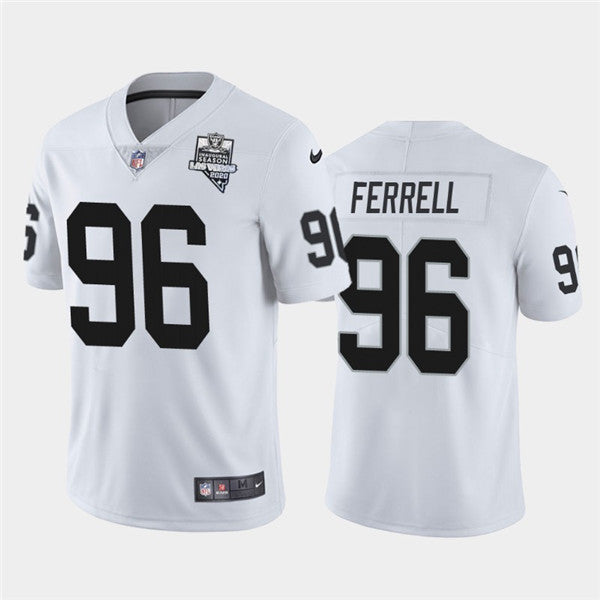 Las Vegas Raiders white Vapor jersey