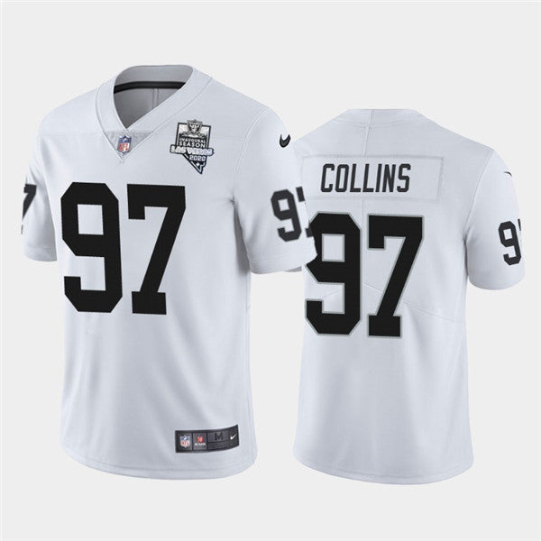 Las Vegas Raiders white Vapor jersey
