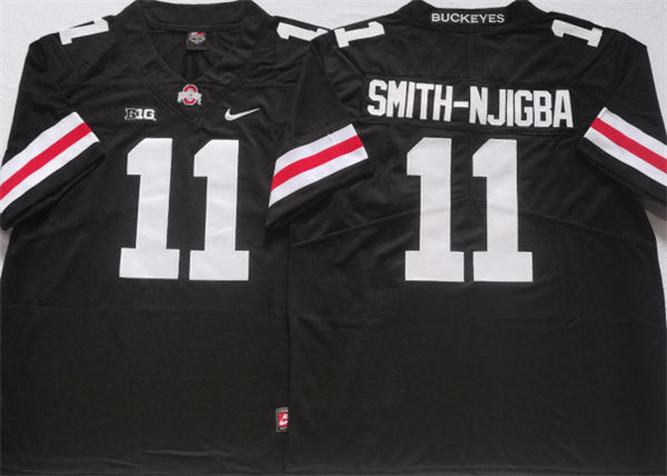 SMITH-NJIGBA Ohio State Buckeyes black jersey