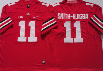 SMITH-NJIGBA Ohio State Buckeyes red jersey