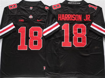 Harrison Jr Ohio State Buckeyes black jersey