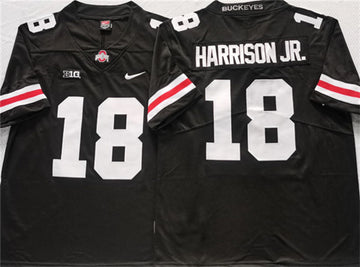Harrison Jr Ohio State Buckeyes black jersey