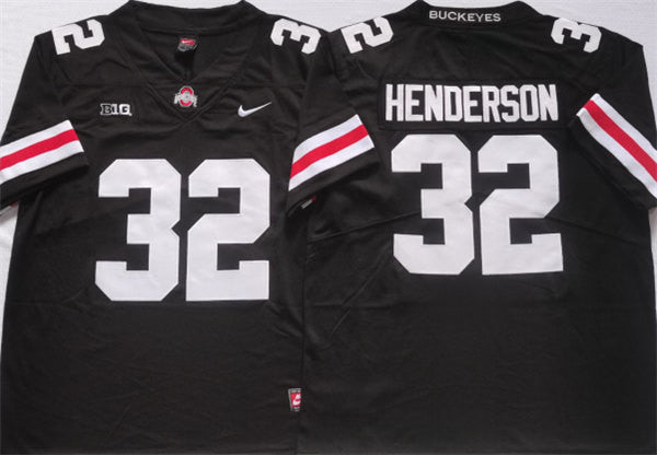 Henderson Ohio State Buckeyes black jersey