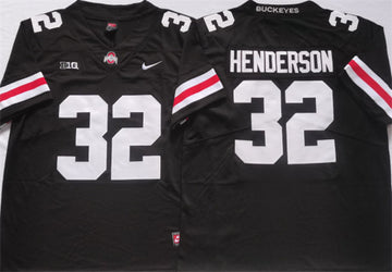 Henderson Ohio State Buckeyes black jersey