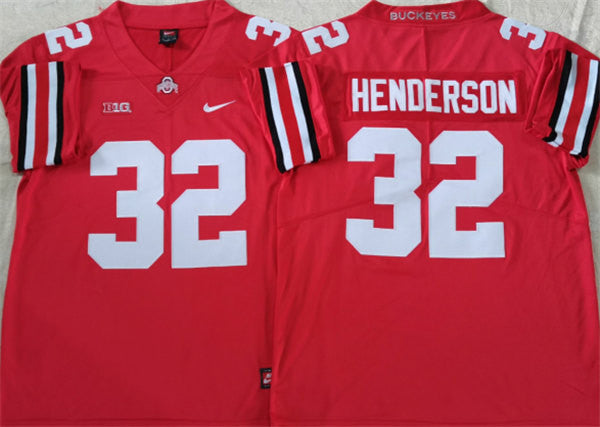 Henderson Ohio State Buckeyes red jersey