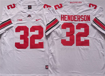Henderson Ohio State Buckeyes white jersey