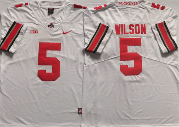 Wilson Ohio State Buckeyes white jersey