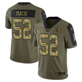 Chicago Bears olive Salute To Service jersey