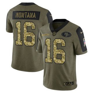 San Francisco 49ers olive Salute To Service jersey