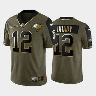 Tampa Bay Buccaneers olive Salute To Service jersey