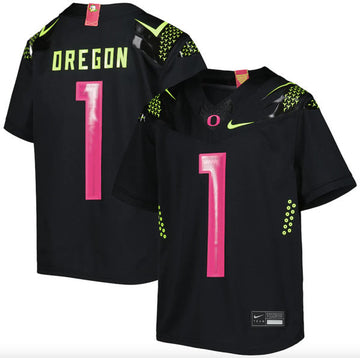 Oregon Ducks pink jersey