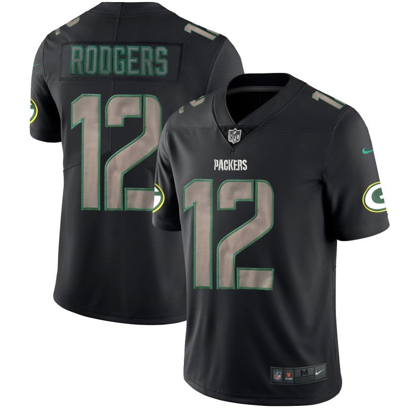 Aaron Rodgers Green Bay Packers black Limited jersey