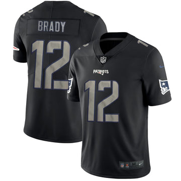 Tom Brady New England Patriots black Limited jersey