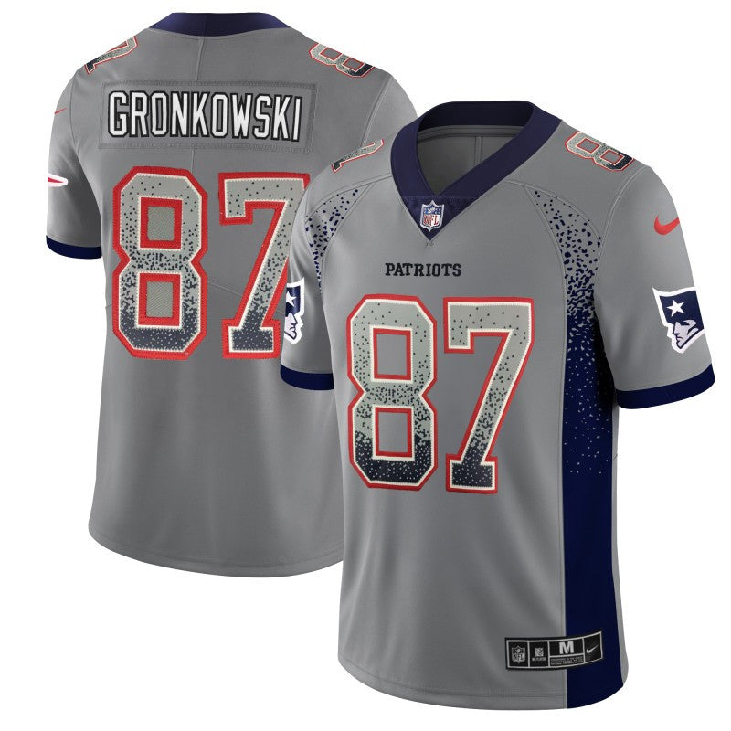 New England Patriots gray Color Rush jersey