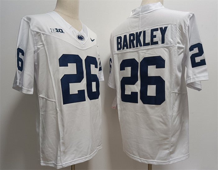 Saquon Barkley Penn State Nittany Lions white jersey