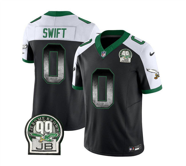 D'Andre Swift Philadelphia Eagles black Vapor jersey