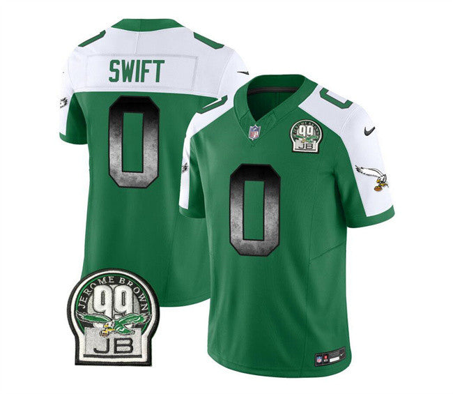 D'Andre Swift Philadelphia Eagles green Vapor jersey