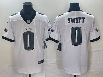 D'Andre Swift Philadelphia Eagles white Vapor jersey
