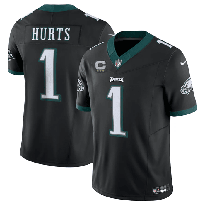 Jalen Hurts Philadelphia Eagles black Vapor jersey