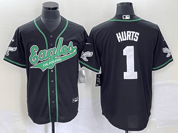 Jalen Hurts Philadelphia Eagles black jersey