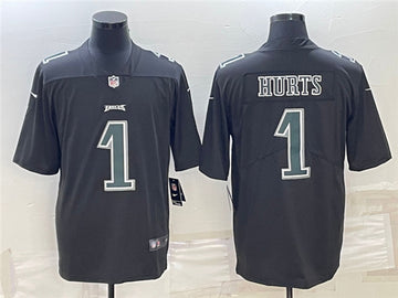 Jalen Hurts Philadelphia Eagles black Vapor jersey