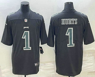 Jalen Hurts Philadelphia Eagles black Vapor jersey
