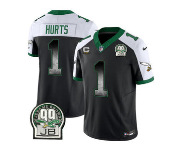 Jalen Hurts Philadelphia Eagles black Vapor jersey