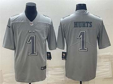 Jalen Hurts Philadelphia Eagles gray Fashion jersey